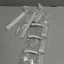 SKOLOO Over The Door Hook, Door Hanger Hooks for Hanging Clothes, Towels, Coats, Hats, Over The Door Towel Hook - White, Assembly Required (1 Pack)