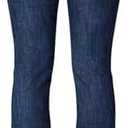 Miss Me Women's Delilah Mid-Rise Slim Bootcut Jeans with Floral Embellished Faux Flap Pockets, Size: 32