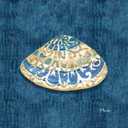 Embellished Shells IV - Blue Poster Print - Paul Brent (24 x 24)