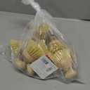 Bamboo Vegetable Palm Brush, Round Palm Scrubber for Pots, Pans: 1 Pack