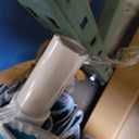 AMMSUN 6.5 ft Heavy Duty Beach Umbrella for Sand with tilt Air Vent Sun Shelter, UV 50+ Protection Outdoor Sunshade Umbrellas and Parasols with Carry Bag for Patio Garden Beach Pool stripe Blue