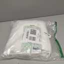 NICETOWN White Linen Sheer Curtains and Drapes 84 inches Long, Rod Pocket & Back Tab semitransparent with Light Through Vertical Window Treatments for Sliding Glass Door & Living Room, 52"W, Set of 2