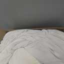 ELEMUSE King Size Extra Thick Fusion Goose Down Feather Filled Mattress Topper, Plush Fluffy Double Layer Pillowtop Mattress Pad Cover, Soft Featherbed with 8-21 Inch Deep Pocket (Pure White)