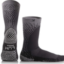 Lux Dual Grip Socks - Soccer Grip Socks for Men and Women - DualGrip Engineered for Performance & Comfort - Anti-Slip Design for Soccer Black