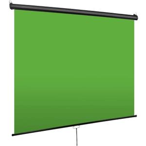 EMART Retractable Green Screen 75 x 79 Inch Collapsible Pull Down Chromakey, Mountable-75"x79"