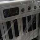 88 Key Piano Keyboard, Semi Weighted Electronic Digital Piano with Music Stand, Power Supply, Sustain Pedal, Bluetooth, Stand, MIDI, for Beginner Professional at Home, Stage (White)