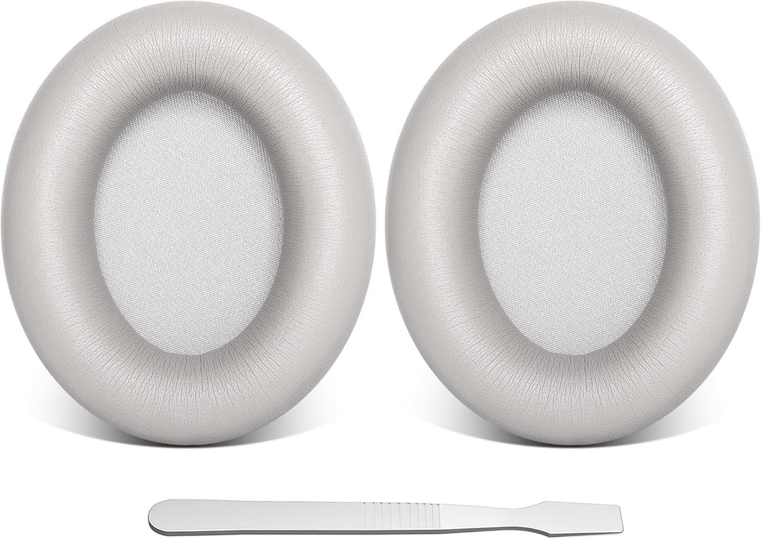 Link Dream Ear Pads for Beats Studio Pro Wireless Headphone Replacement Ear Cushions Memory Foam Earpads Cushion Cover Soft & Comfortable, Noise Isolation, Easy to Install (Light Grey)