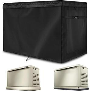 Generator Covers Fits for Generac 22kW Home Standby Generator, 600D Oxford Cloth Waterproof, Dustproof, and UV Resistant Home Generators Cover