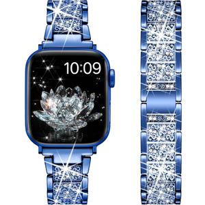 YGTIECS Compatible with Apple Watch Bands for Women 38mm 40mm 41mm 42mm 44mm 45mm 46mm 49mm, Dressy Apple Watch Bands Bling Bracelet for iWatch Series 11 10 9 8 7 SE 6 5 4 3 2 1, Ultra 3/Ultra 2/Ultra