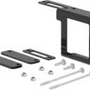 CURT 58001 Easy-Mount Vehicle Trailer Wiring Connector Mounting Bracket for 2-Inch Receiver, 4 or 5-Way Flat