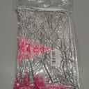 Abstract Christmas Tree Bath Mat for Bathroom Rugs Non Slip, Bath Mat Quick Dry Absorbent Bath Rug, Thin Rubber Backed Easy to Clean, Blush Pink Xmas Snowflake Grey 16"x24"