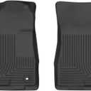 Husky Liners X-act Contour Floor Mats | Fits 2014-2019 Toyota Highlander | Front Row, 2-pc Black - 52311