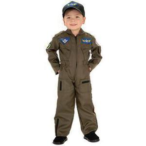 Rubies Young Heroes Air Force Fighter Pilot Child Costume, Toddler