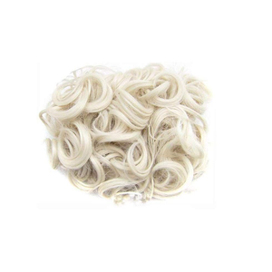 Women's Hair Bun Elastic Net With Combs Curly hair bun Updo Cover Heat Resistance Synthetic Hair Piece #60
