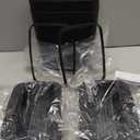 2 Pack 2.7 Gal Bathroom Garbage Can with Lid, Automatic Garbage Can Small Smart Garbage Can Touchless, Slim Motion Sensor Waterproof Plastic Garbage Bins for Bedroom Office Kitchen Toilet Black