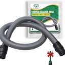 EZ SPARES Replacement Vacuum Hose Compatible with Miele C1 C2 Canister Vacuum Cleaners Hose 1-1/2" 38mm Attachment Parts,1.7M Flexible Pipe Tube Suction Hose #07736191