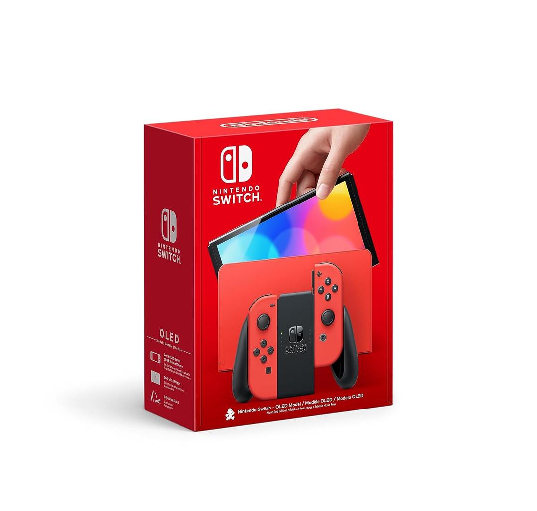 Nintendo Switch - OLED Model: Mario Red Edition (Premium)