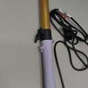 Rotating Curling Iron, ZAVAREA 1 1/4 Inch Automatic Curling Iron Self Curling Wand with Extra Long Barrel for Medium and Long Hair, Dual Voltage Auto Rotating Hair Curler for Curls and Waves (Purple)