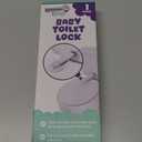 Baby Toilet Lock by Wappa Baby - 9"L x 4"W - Ideal Baby Proof Toilet Lid Lock - No Tools Needed Easy Installation with 3M Adhesive - Top Safety Toilet Seat Lock - Fits Most Toilets - White (1 Pack)