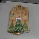 Sipthene 24 Pack Christmas Gift Bags with Handles, Kraft Paper Goody Treat Bags for Holiday Present Wrapping (6 Designs, 9" x 7" x 3.3") - for Xmas Party Favors, Classroom, Wedding Decor Supplies Bulk