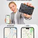 (2 Pack) 2026 Wallet Tracker Card (iOS and Android) Slim Tracking Card, 6-12 Years Battery Bluetooth Smart Card, Work with Apple Find My & Google Find Hub, GPS Locator for Passports, Keys, Backpack