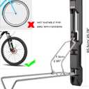 CXWXC Bike Rack Garage - Swivel Bike Wall Mount Rack - Bike Hangers for Garage, Space-Saving, Indoor Bike Storage Rack for Road, MTB, and Hybrid Bicycles
