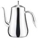 SANQIAHOME Stainless Steel Teapot with Infuser Silver 58Oz, 1.75 L