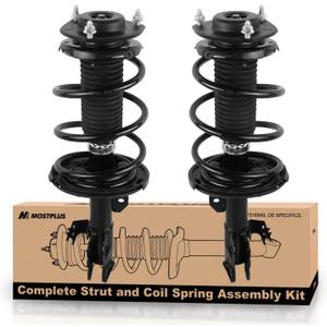 MOSTPLUS Front Complete Strut shock Assemblies coil Spring 1333375L 1333375R Compatible With 2012-2017 Toyota Camry SE (Set of 2)