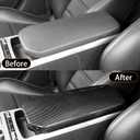 YOUTOOCAR Carbon Fiber Pattern Center Console Armrest Cover Compatible with Kia Stinger 2018-2023 Accessories