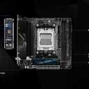 ASRock B650I Lightning WiFi AMD AM5 Mini-ITX Motherboard, Supports AMD Ryzen 9000/8000/7000 Series Processors, DDR5 7200+ (OC), PCIe 5.0 M.2, 2.5G LAN, WiFi 6E, 8+2+1 Power Phase