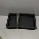 Matte Black 14"x36" Black Shower Niche Insert Tile Ready 3-Tier Niche