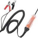 Heavy Duty Light Tester DC Voltage Light Tester 1-75V LCD Display Automotive Test Light for Car Trucks