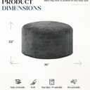 Hobestluk Large Bean Bag Chairs 3FT Big Adults BeanBag Chairs Plush Cover