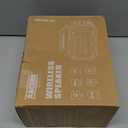 ANCOON Speakers Bluetooth Wireless: 80W(Peak) Loud Speaker with Bass, 20H Playtime, IPX6 Waterproof, Large Jobsite Speakers for Work, Outdoor, Workshop, Garage, Portable Speaker with TWS (Black)