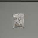 4 Pcs Purse Chain Strap Extender 7.9 Inch Purse Chain and 8 Pcs Studs Rivets D Ring, Flat Wallet Strap Extender with Post Head Buttons Bag with Hole Punch(Gold, Silver)