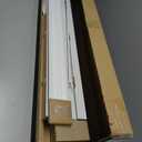 Lotus & Windoware Cordless, 2 Inch Faux Wood Blind, 34.5" Wide x 60" Long, Window Blinds, Blinds & Shades, Blinds for Indoor Windows, Embossed, Bright White