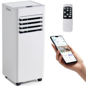 Aoxun 10000 BTU Portable Air Conditioners, WiFi APP Smart Control, 4-IN-1 AC Unit, Fast Cooling, Dehumidifier, Fan & 24H Timer Quiet Sleep, W/Remote Control, Window Kits, for Home/Office/Dorm