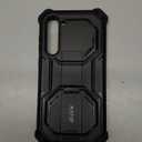 i-Blason for Samsung Galaxy A36 Case with Stand [Built-in Screen Protector] [Military-Grade Protection] [Support Fingerprint ID] Full-Body Rugged Shockproof Phone Case for Samsung A36, Armorbox, Black