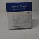 Cozy Heated Blanket Waffle Throw Size - Fast Warming Electric Throw Blanket with 6 Heat Settings & 4 Hours Auto-Off, Ideal Gift for Her, 50"x60", Sage Green