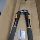 Fiskars Power-Lever Extendable Lopper, 2X Cutting Power, Precision-Ground Blade, 25"-37", Black & Orange
