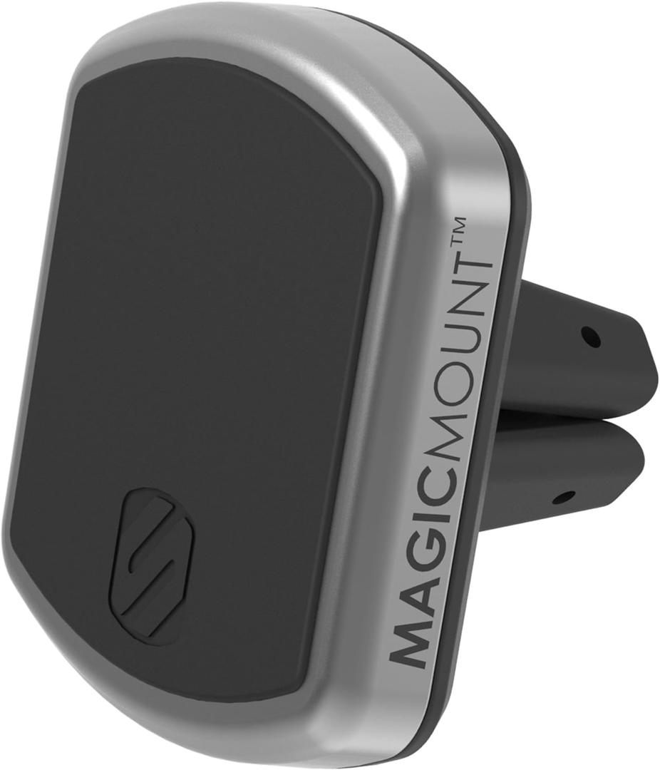 Scosche MPVB MagicMount Pro Magnetic Car Phone Holder - Strong Magnet Mount for iPhone and Android - Secure Magnetic Mount for Car Air Vent - Universal 360 Adjustable Mobile Cell Holder (1 Pack)