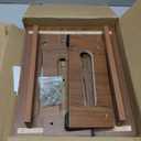 Step Stool, Bed Steps for High Beds for Adults with Non-Slip Rubber Stepping Surface and Handles, 450 LBS Capacity for Bedroom Kitchen Bathroom, or Bedside, Senior Support (Brown)