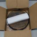 LAMU Lazy Susan Organizer, 9'' Lazy Susan Turntable for Cabinet, Table Top, Kitchen, Countertop, Bathroom, Pantry, Spice Organization, Wooden,1 Pack