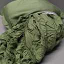 DOZ Sheet Set, 100% Viscose derived from Bamboo, Organically Grown, Buttery Soft, Cooling Sheets, High GSM, Deep Pockets - 3 Piece - 2 Pillowcases 1 Fitted Sheet (Forest, Queen)