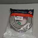 Refrigerator Ice Maker Water Line,20ft Stainless Steel Braided "by" Ice Maker Hose Burst Proof Water Supply Line, Food grade PVC Inner Tube Fit to ALL Refrigerator Ice Maker