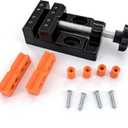 Mini Bench Vice Clamp Mini Flat Clamp Opening Parallel Table Vise for Watch Repairing Sculpture Craft Jewelry DIY Carving Tool