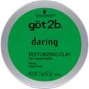 3 x got2b Daring Texturizing Clay, 2 Fl Oz, Matte Finish and High Hold Styling Hair Clay For Men and Women, Non-Greasy, Non-Sticky Hair Texturizer for Short to Medium Hair