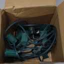 25 Foot String Light Set - Indoor/Outdoor Stringer Set for Christmas, Wedding Decor, Patios, & More - C9/E17 Intermediate Base (Green Wire, 12" Spacing)