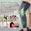 Beister Full Leg Sleeve, Knee Braces for Knee Pain Women & Men, Knee Compression Sleeves, Knee Support for Meniscus Tear, ACL, Arthritis, Joint Pain Relief,Sport (Pair) Medium