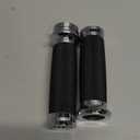 1 Inch Hand Grips 25mm Motorcycle Handlebar Grips Cable Throttle for Harley Davidson Sportster Touring Dyna Softail 883 1200 Harley Touring Honda Kawasaki Suzuki Yamaha(Silver)